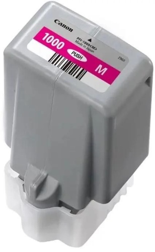 Картридж струйный Canon PFI-1000 M IJ SFP PRO-1000 WFG Пурпурный. 80 мл.