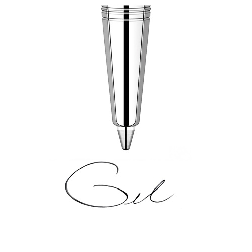 Стержень гелевый Parker "Gel Ball Point" черный, 98мм, 0,7мм, блистер