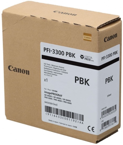 Картридж Canon INK PFI-3300 PBK