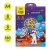 Картон цветной А4, Мульти-Пульти, 8л., 8цв., тонированный, в папке, "Енот в космосе"