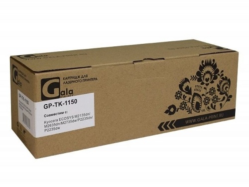 Картридж Kyocera (TK-1150) Mita M2135dn/M2635dn/M2735dw, 3K, с чипом GalaPrint