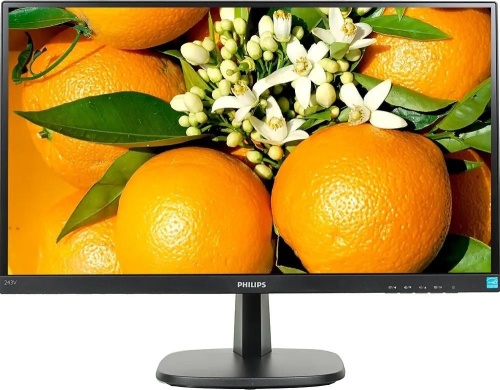 Монитор 23.8" Philips 243V7QDAB (00/01), 1920x1080, IPS, 75Гц, 1хHDMI, черный