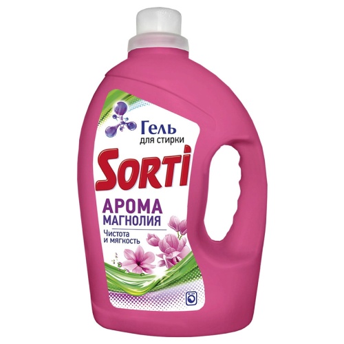Средства для стирки жидкое Sorti "Арома Магнолия", 1,2л