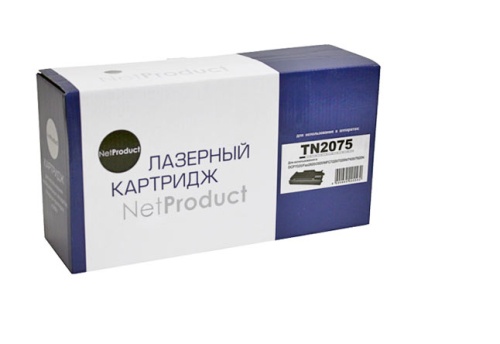 Картридж Brother (TN-2075) HL-2030/2040/2070/7010/7420/7820, 2,5K NetProduct