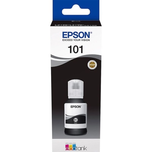 Чернила Epson 101 C13T03V14A, для Epson, 127мл, черный