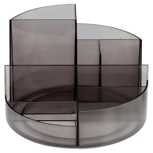 Настольная подставка СТАММ "Профи", полистирол, тонированная черная