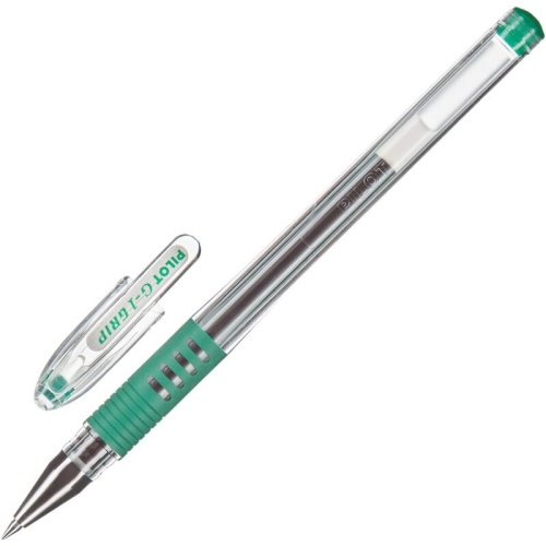 Ручка гелевая неавтоматическая Pilot BLGP-G1-5 зеленая (толщина линии 0.3 мм)