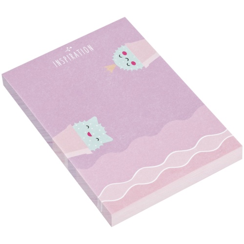 Блок для записей MESHU 8,8*12,5см, 100л., "Sweet mono", на склейке