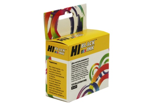 Картридж HP (CC641HE) DJ F4283/D2563, №121XL, черный, Hi-Black Картридж HP (CC641HE) DJ F4283/D2563, №121XL, черный, Hi-Black