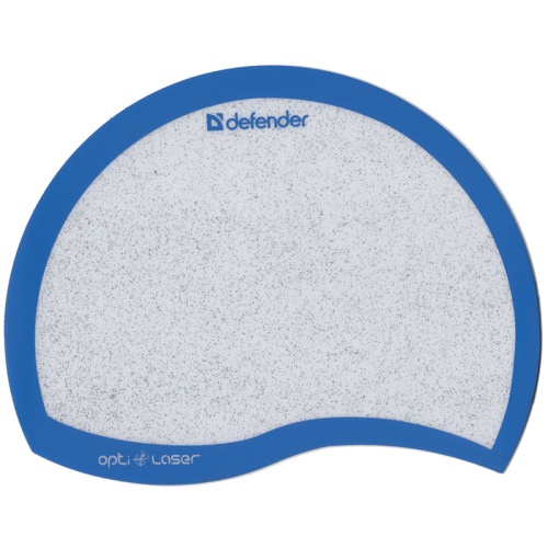 Коврик для мыши Defender Ergo opti-laser, черный, серебристый