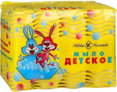 Мыло туалетное 4*100 г, Невская Косметика Детское