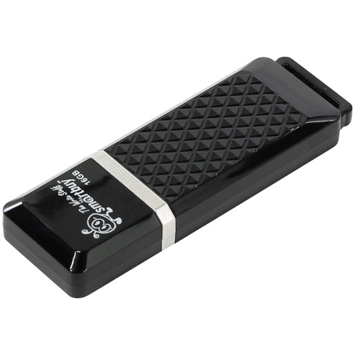 Память USB Flash 16 GB Smartbuy "Quartz" USB 2.0 Flash Drive, черный