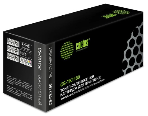 Картридж Kyocera CS-TK1150 черный 3000 стр Ecosys P2235d/P2235dn/P2235dw/M2735dw Cactus