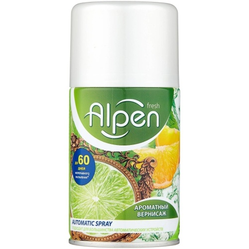 Освежитель воздуха Alpen, 250 мл, Verti Ароматный вернисаж, сменный Освежитель воздуха Alpen, 250 мл, Verti Ароматный вернисаж, сменный
