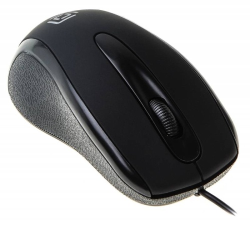 Мышь Oklick 295M черный оптическая (1000dpi) USB (3but) 412847