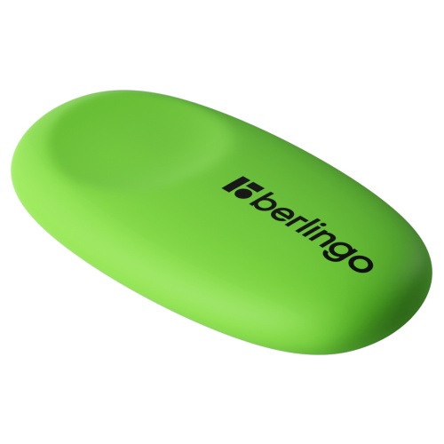Ластик Berlingo "Ergonomic", овальный, термопластичная резина, 50*30*8мм