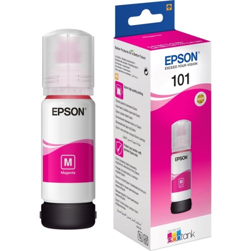 Чернила Epson 101 C13T03V34A, для Epson, 70мл, пурпурный