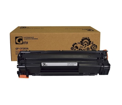 Картридж HP (CF283A) 83A LJ Pro M125/M201/M127/M225, черный, ресурс 1500 стр. GalaPrint