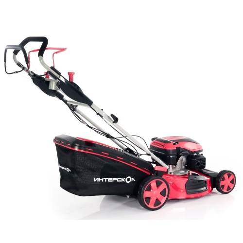 Бензиновая газонокосилка ИНТЕРСКОЛ ГБ-51/170ВБ, 3.94 л.с., 170 см³, 3000 об/мин, 60 л