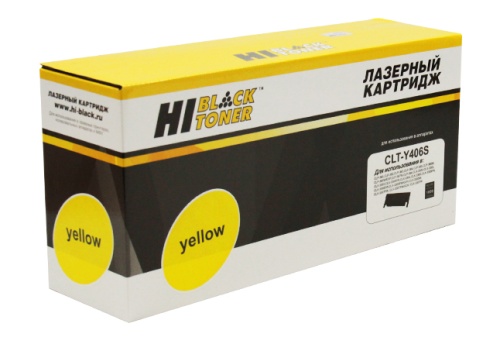 Картридж Samsung (CLT-Y406S) CLP-360/365/368/CLX-3300/3305, Y, 1K Hi-Black