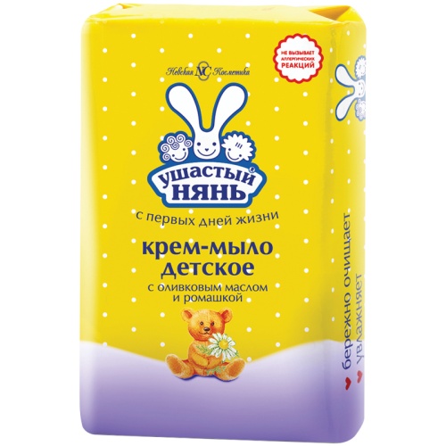 Мыло туалетное 90 г, Ушастый нянь детское, с ромашкой