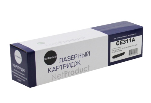 Картридж HP (CE311A) CLJ CP1025/1025nw/Pro M175, № 126A, голубой, ресурс 1000 копий NetProduct