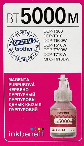 Чернила BT-5000M для BrotherDCPT300/500W/700W пурпурные (41,8мл, 5000стр) (O)