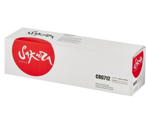 Картридж Canon (712) LBP3010,LBP3100, черный, 1500 к. SAKURA Картридж Canon (712) LBP3010,LBP3100, черный, 1500 к. SAKURA