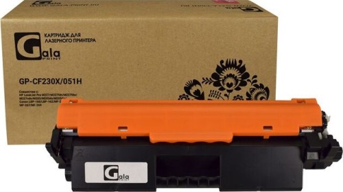 Картридж CF230X/051Н (№30X) HP M227sdn, M227fdn, M227fdw, Canon MF264dw, MF269dw GalaPrint