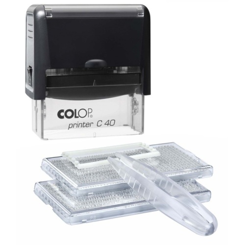 Штамп самонаборный Colop Printer С40-Set-F пластиковый 6 строки 23х59 мм Штамп самонаборный Colop Printer С40-Set-F пластиковый 6 строки 23х59 мм
