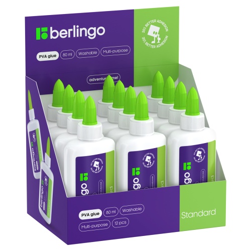 Клей ПВА 80 гр Berlingo "Standard"