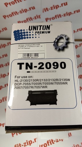 Картридж BROTHER (TN-2090) HL-2132/DCP-7057 TN-2090 ресурс 1000 копий Uniton Premium