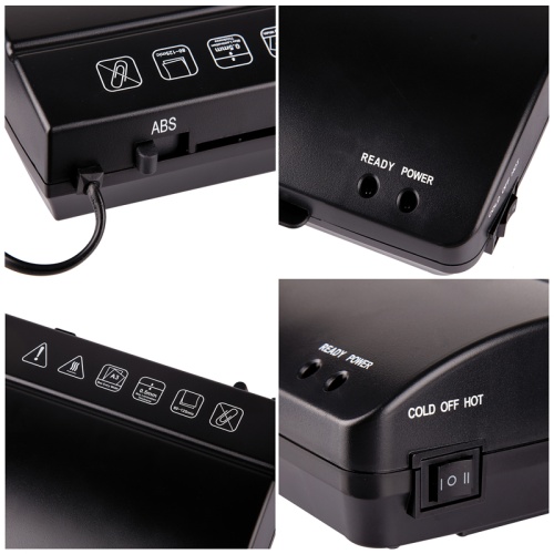 Ламинатор OfficeSpace LM200, А3, 60-125мкм, 2 вала, скорость 25см/мин, холодное ламинирование