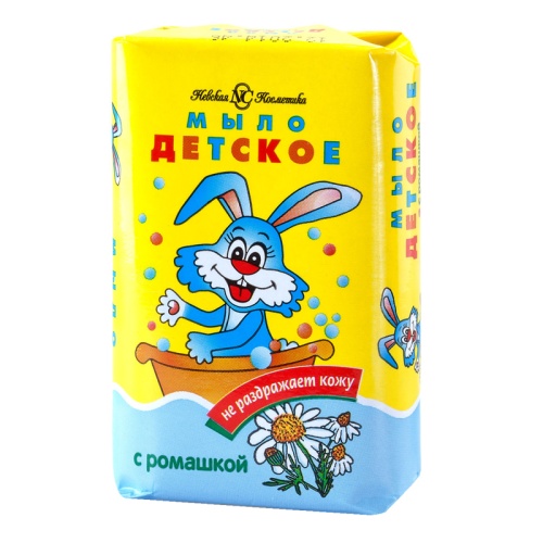 Мыло туалетное 90 г, Невская косметика ДЕТСКОЕ с Ромашкой 10156