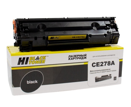 Картридж HP (CE278A) 78А LJ P1566/1606DN, ресурс 2100 стр, Hi-Black