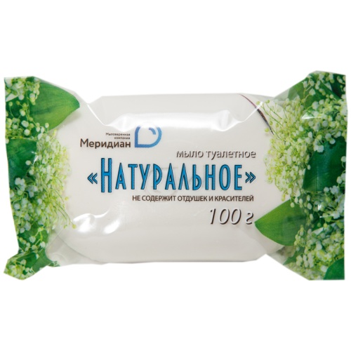 Мыло туалетное 100 г, Меридиан "Натуральное"