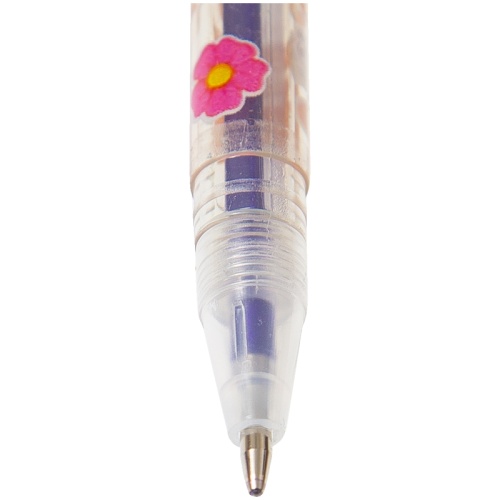 Набор гелевых ручек ArtSpace "Зверята", 6 цветов, 1,0мм, с блестками