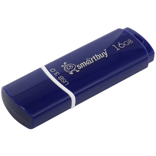 Память USB Flash 16 GB Smartbuy "Crown" USB 3.0 Flash Drive, синий