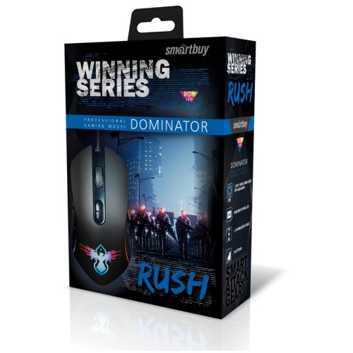 Мышь проводная Smartbuy RUSH Dominator черный