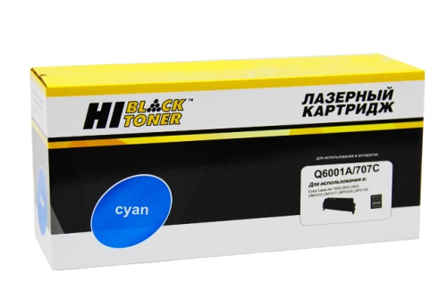 Картридж HP (Q6001A) CLJ 1600/2600/2605, Восстановленный, C, 2K Hi-Black