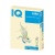 Бумага IQ color, А4, 160 г/м2, 250 л., пастель, ванильная, BE66
