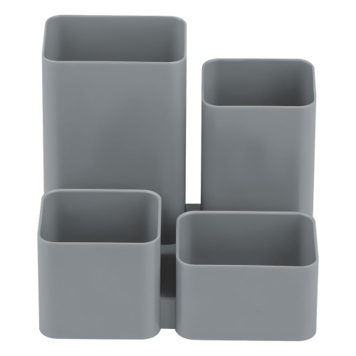 Настольная подставка СТАММ "Юниор", пластиковая, серая