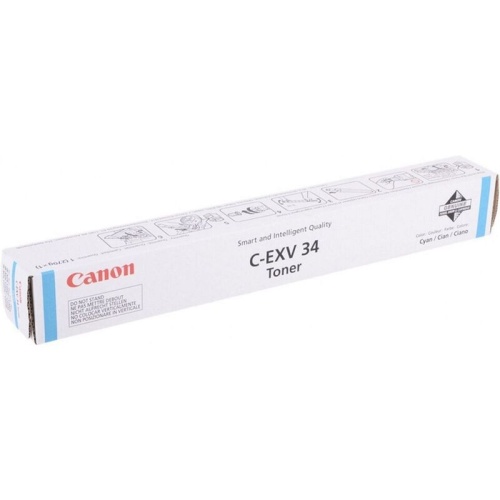 Картридж лазерный Canon C-EXV34C голубой (16000 стр.) для Canon iR C9060/C9065/C9070