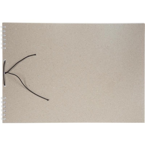 Книга учета 50 листов А4 пустографка на гребне (обложка - мелованный картон)