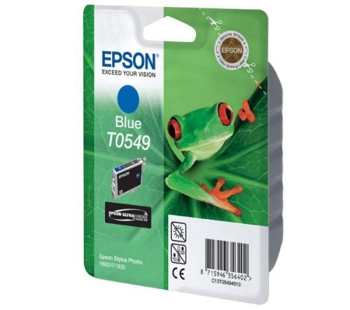 Картридж Epson Stylus Photo R800/1800 (O) C13T05494010, blue Картридж Epson Stylus Photo R800/1800 (O) C13T05494010, blue