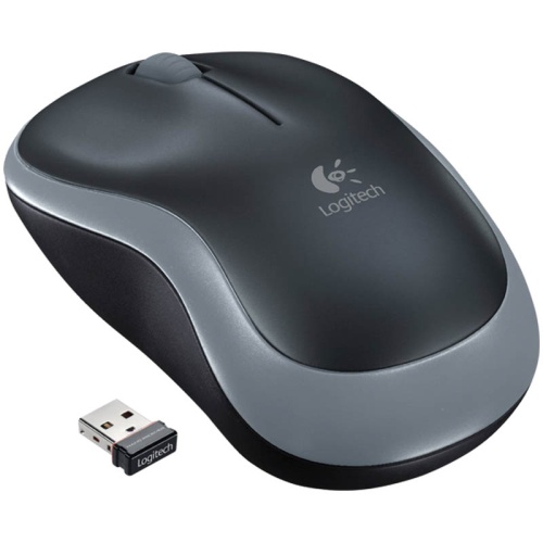 Мышь беспроводная Logitech M185 серый