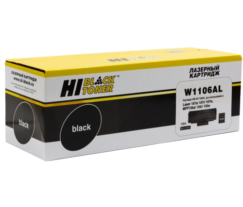Картридж HP (W1106AL) 107a/107r/MFP135a/135r/135w/137, 5K (без чипа) Hi-Black