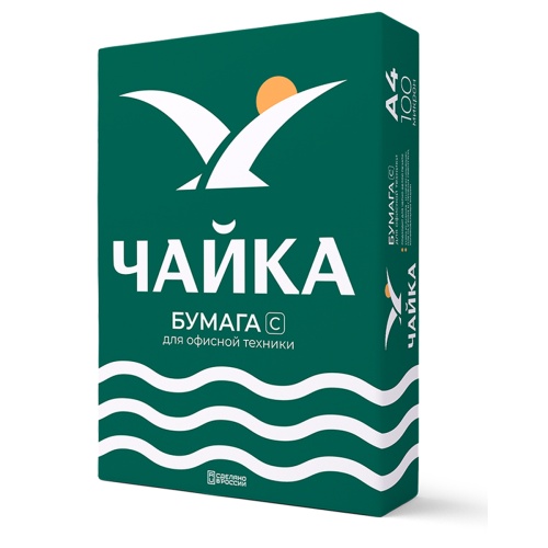 Бумага офисная А4, Чайка, Марка С, 500л. Бумага офисная А4, Чайка, Марка С, 500л.