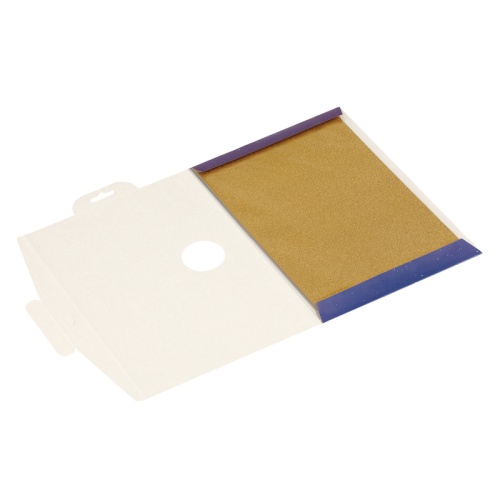 Цветная бумага самоклеящаяся А5, Мульти-Пульти, 7л., 7цв., с блестками, в папке с европодвесом, "Ено