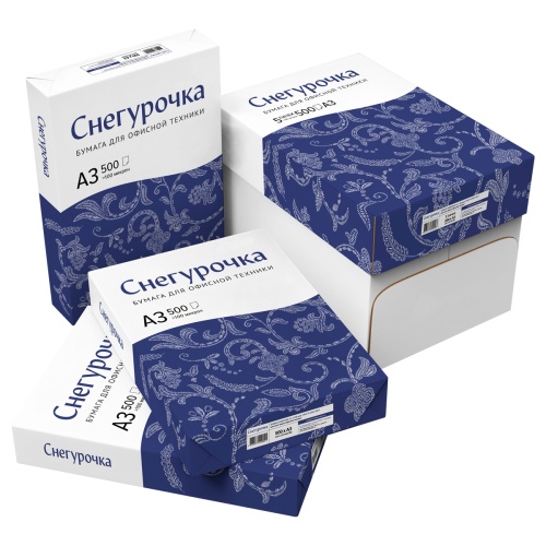 Бумага офисная А3, Снегурочка, Марка С, 500л.